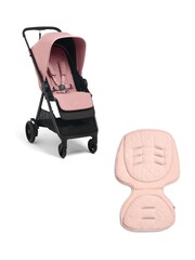 Mamas & Papas Peony Pink Libro Stroller & Reversible Graphite Liner Bundle - Image 9 of 9