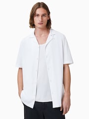 AllSaints White Hudson Shirts - Image 4 of 8