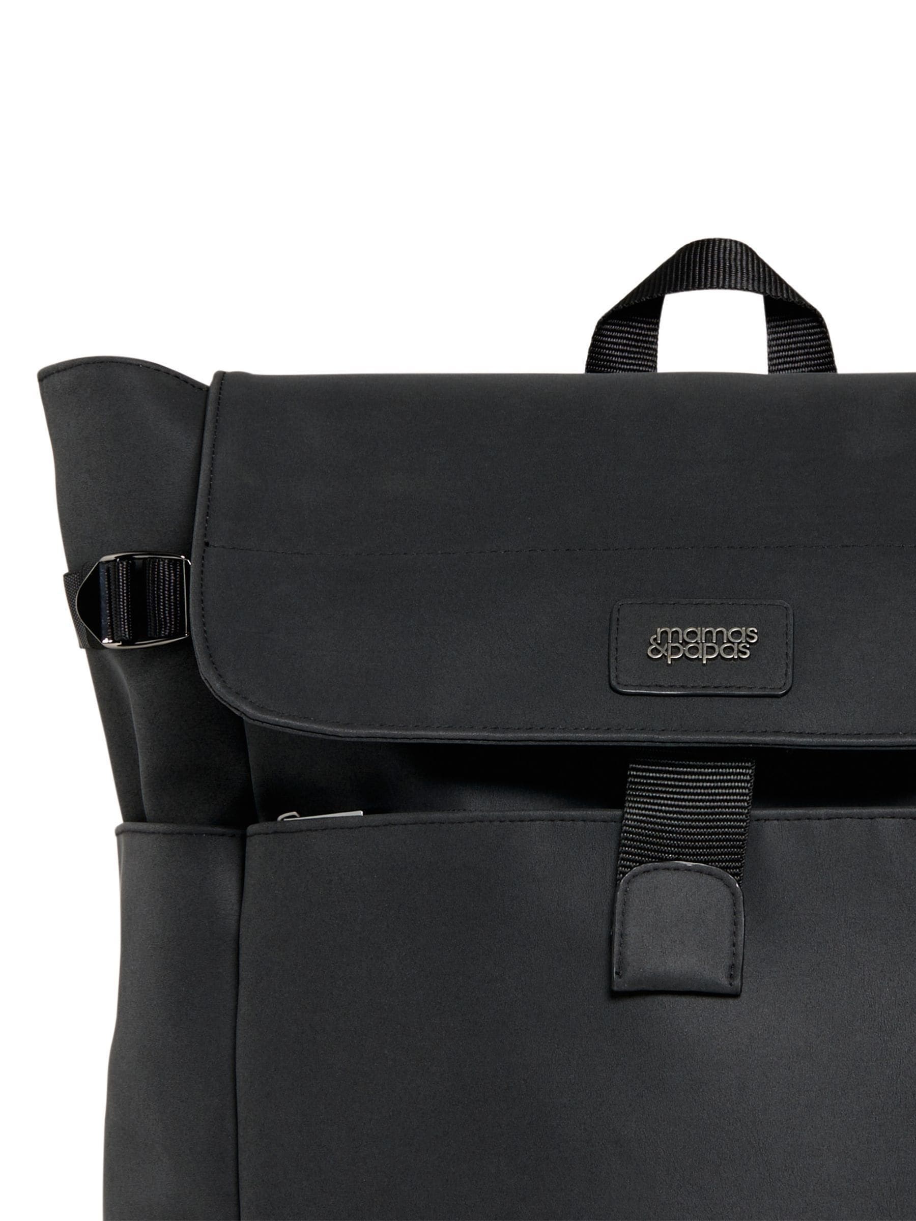Buy Mamas & Papas Black Utilitarian Changing Backpack from the