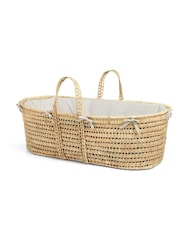 Mamas & Papas Grey Welcome To The World Elephant Moses Basket - Image 2 of 6