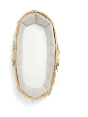 Mamas & Papas Grey Welcome To The World Elephant Moses Basket - Image 4 of 6