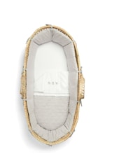 Mamas & Papas Grey Welcome To The World Elephant Moses Basket - Image 6 of 6