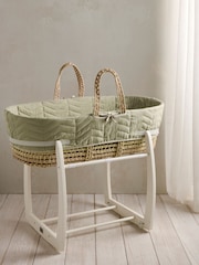 Mamas & Papas Sage Born To Be Wild Moses Basket - Image 1 of 1