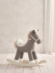 Mamas & Papas Mocha Print Rocking Animal - Image 1 of 4