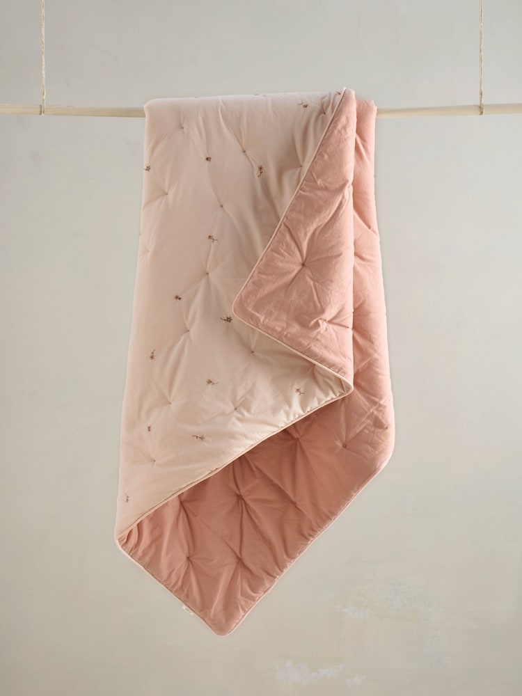 Mamas & Papas 5 Piece Pink Welcome To The World Nursery Bundle - Image 2 of 12
