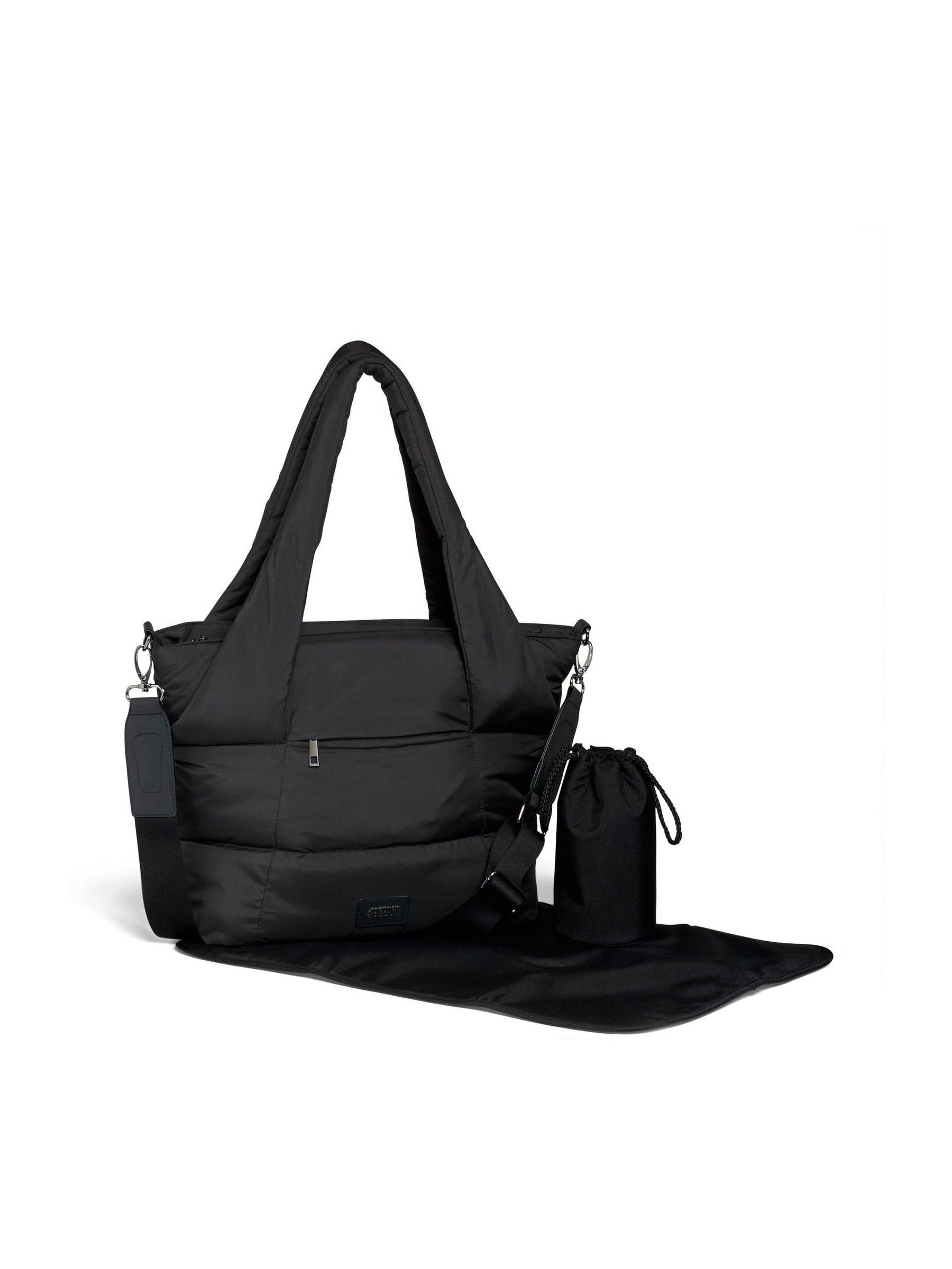 ★EMS★ GLOSSY PADDED TOTE BAGBLACK Buy Mamas & Papas Black Quilted Tote Bag from the Next UK