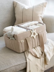 Mamas & Papas Neutral Nappy Caddy Waffle - Image 1 of 7