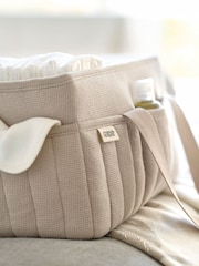 Mamas & Papas Neutral Nappy Caddy Waffle - Image 3 of 7