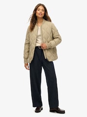 Superdry Natural Short Quilted Liner Jacket - Image 3 of 8