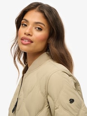 Superdry Natural Short Quilted Liner Jacket - Image 6 of 8