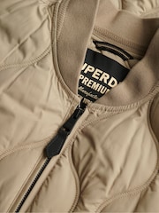 Superdry Natural Short Quilted Liner Jacket - Image 8 of 8