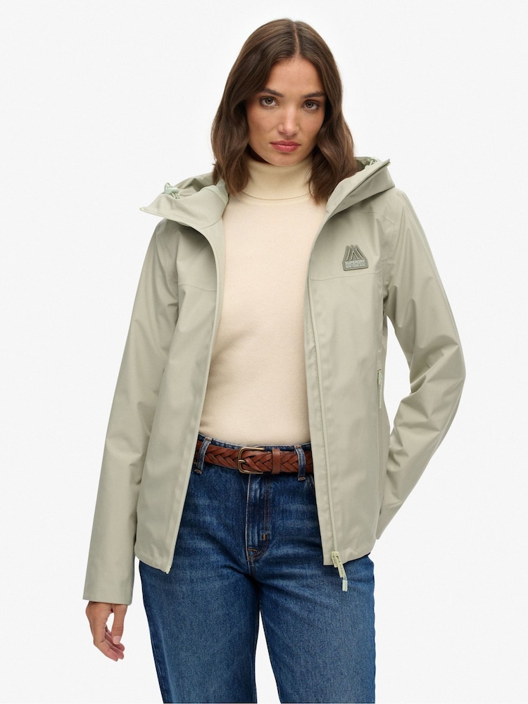 Superdry Green Waterproof Jacket - Image 1 of 4
