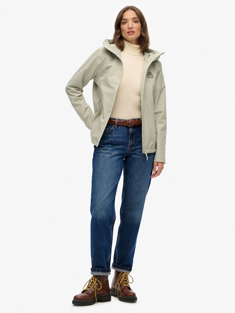 Superdry Green Waterproof Jacket - Image 2 of 4