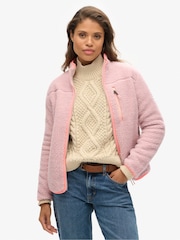 Superdry Pink Outdoor Full Zip Fleece - Image 2 of 8