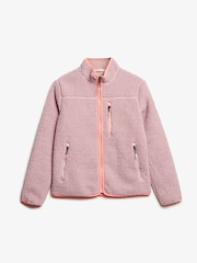 Superdry Pink Outdoor Full Zip Fleece - Image 5 of 8