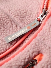 Superdry Pink Outdoor Full Zip Fleece - Image 7 of 8