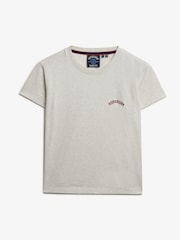 Superdry Cream Essential Logo 90s T-Shirt - Image 1 of 2