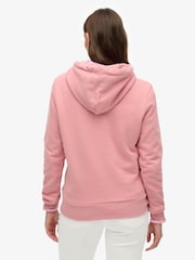 Superdry Pink Relaxed Embellished Vl Hoodie - Image 2 of 6