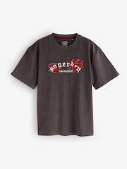 Preto - Camiseta Superdry Oversized Night Garden - Imagem 1 de 1