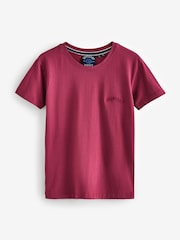 Superdry Red Essential Logo 90s T-Shirt - Image 1 of 1