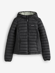 Superdry Black Hooded Fuji Lite Padded Jacket - Image 1 of 2