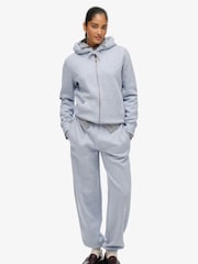 Superdry Blue Essential Logo Zip Hoodie - Image 2 of 5