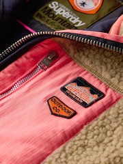 Superdry Vintage Retro Fleece Meio Zíper - Imagem 6 de 6