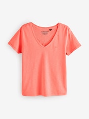 Fluro Coral - Camiseta Slub da Superdry Studios - Imagem 1 de 1