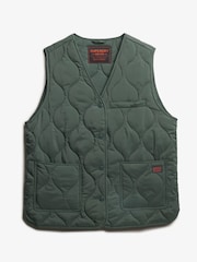 Superdry Green Quilted Lite Liner Gilet - Image 6 of 6