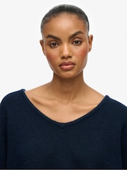 Superdry Brushed Oversized V-Neck Jumper - Imagem 5 de 7