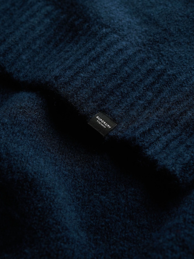 Superdry Brushed Oversized V-Neck Jumper - Imagem 7 de 7