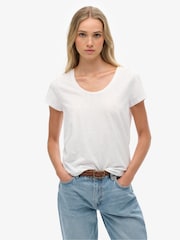 Superdry White Studios Scoop Neck T-Shirt - Image 1 of 7