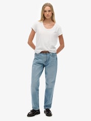Superdry White Studios Scoop Neck T-Shirt - Image 2 of 7