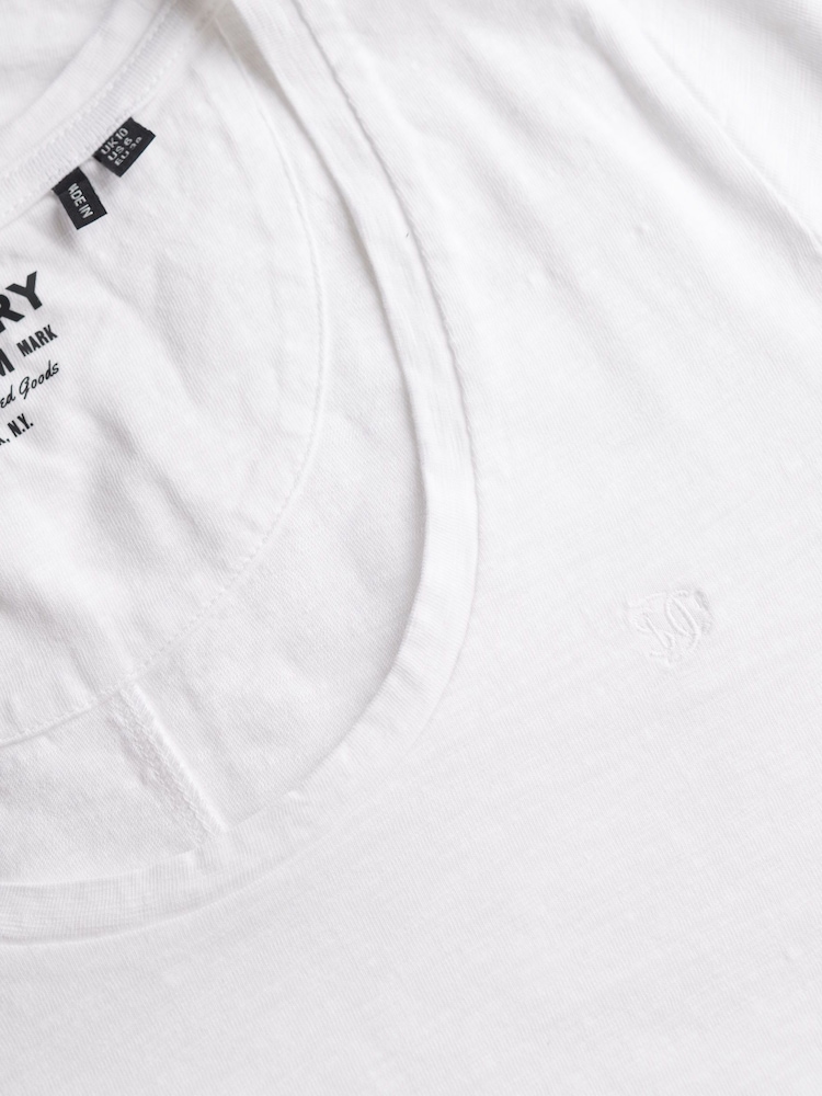 Superdry White Studios Scoop Neck T-Shirt - Image 7 of 7
