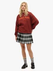 Superdry Red Outdoor Location Loose Crew Sweatshirt - Image 3 of 5