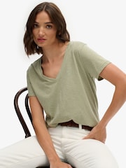 Superdry Green Studios Slub T-Shirt - Image 3 of 6