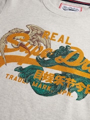 Cinza - Camiseta Superdry Relaxed Tokyo Vl - Imagem 5 de 6