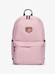 Superdry Pink Classic Patch Montana Backpack - Image 1 of 3