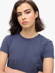 Superdry Mariner Navy Essential Logo 90s T-Shirt - Image 3 of 6