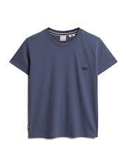 Superdry Mariner Navy Essential Logo 90s T-Shirt - Image 4 of 6