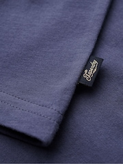 Superdry Mariner Navy Essential Logo 90s T-Shirt - Image 6 of 6