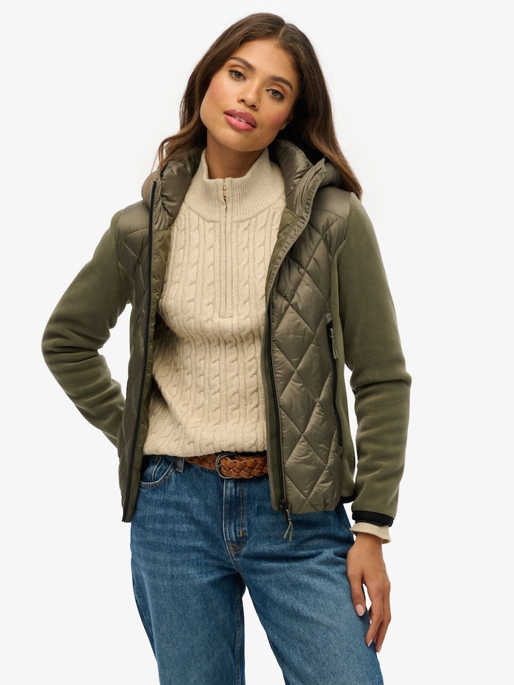 Superdry Green Hooded Heritage Storm Jacket - Image 1 of 7 Superdry Green Hooded Heritage Storm Jacket - Image 1 of 7