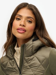 Superdry Green Hooded Heritage Storm Jacket - Image 4 of 7