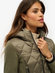 Superdry Green Hooded Heritage Storm Jacket - Image 5 of 7