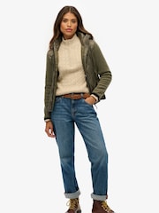 Superdry Green Hooded Heritage Storm Jacket - Image 6 of 7