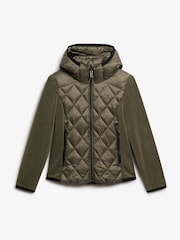 Superdry Green Hooded Heritage Storm Jacket - Image 7 of 7