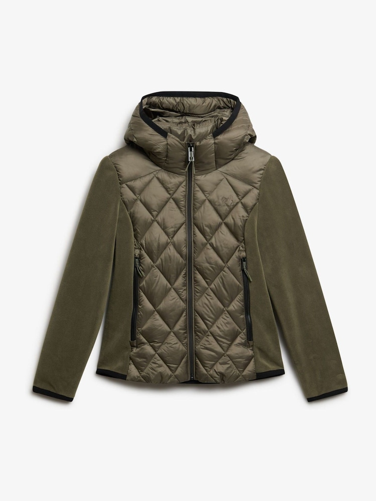 Superdry Green Hooded Heritage Storm Jacket - Image 7 of 7 Superdry Green Hooded Heritage Storm Jacket - Image 7 of 7