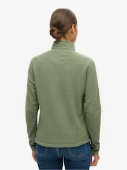 Superdry Green Polar Fleece Half Zip Jumper - Image 2 of 6