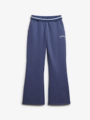 Azul - Calça de moletom Superdry Essential Logo Flare - Imagem 1 de 2