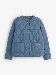 Superdry Blue Quilted Lite Liner Jacket - Image 1 of 1